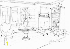Coloring Pages Living Room How to Draw A Bedroom Google Search