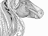 Coloring Pages Of A Horse Head Horse Head Zentangle Adult Coloring Page