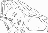 Coloring Pages Of Ariana Grande Exciting Ariana Grande Coloring Pages Coloring for Pretty Ariana