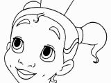 Coloring Pages Of Baby Disney Characters Little Tiana Coloring Pages Printable with Images