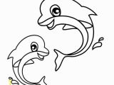 Coloring Pages Of Baby Sea Animals Sea Animals Two Baby Dolphin In Action Free Coloring