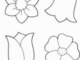 Coloring Pages Of Cartoon Flowers Spring Flowers Coloring Printout Spring Day Cartoon