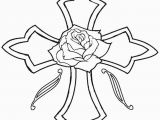 Coloring Pages Of Crosses and Roses Printable Rose Coloring Pages for Kids