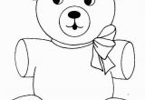 Coloring Pages Of Cute Teddy Bears Teddy Bear Wear Cute Ribbon Coloring Page Color Luna