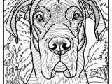 Coloring Pages Of Jaguars Printable Great Dane Coloring Page "moose"