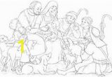 Coloring Pages Of Mary Joseph and Baby Jesus Jesus Mary Joseph Black White Stock Illustrations – 154