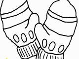 Coloring Pages Of Mittens and Gloves Mittens Invite Template