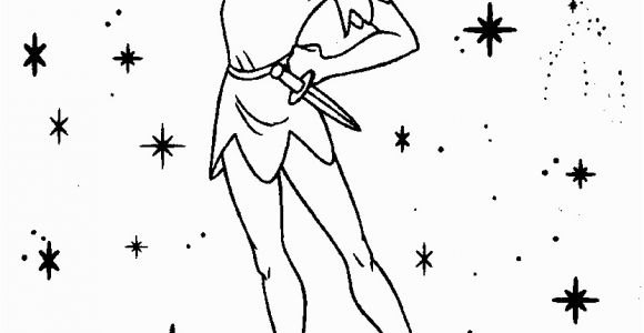 Coloring Pages Of Peter Pan and Tinkerbell Free Printable Tinkerbell Coloring Pages for Kids