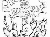 Coloring Pages Of Rudolph and Santa Rudolph Reindeer Coloring Page All Of the Other Reindeer Love