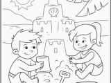 Coloring Pages Of Sandcastles Beach Coloring Best Color Your Dream Sand Castle with This Summer