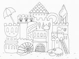 Coloring Pages Of Sandcastles Image Castle Coloring Pages Easy Simple Castle Drawing Free