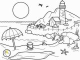 Coloring Pages Of Sandcastles Landscapes Beach Landscapes with Lighthouse Coloring Pages Beach