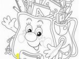 Coloring Pages Of School Supplies Back to School Coloring Page Freebie