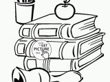 Coloring Pages Of School Supplies Best School Supplies Coloring Sheet Design