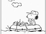 Coloring Pages Of Snoopy and Woodstock Snoopy and Woodstock Rafting Coloring Picture for Kids