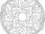 Coloring Pages Of Stars and Hearts Celestial Mandala Box Card and Coloring Page