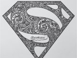 Coloring Pages Of Superman Logo Tbt ornament Superman Art original … Görüntüler Ile