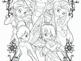 Coloring Pages Of Tinkerbell and Her Fairy Friends Tinkerbell and Friends Coloring Pages at Getdrawings