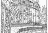 Coloring Pages Of Walt Disney World Disneyland Digital Adult Coloring Page Haunted Mansion