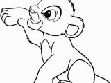 Coloring Pages Printable Lion King Baby Simba Coloring Pages