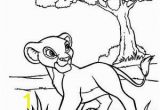 Coloring Pages Printable Lion King Simba Sleeping On Branch Of Tree Lion King Coloring Page