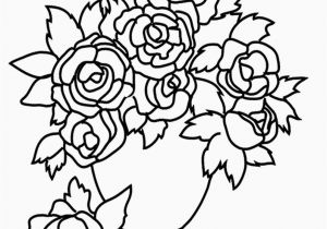Coloring Pages Printable Of Flowers Printable Easy Coloring Pages In 2020