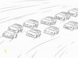 Coloring Pages Printable Race Cars A Lot Nascar Cars Racing the Hot Track Coloring Page