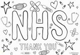 Coloring Pages Printable Thank You Coronavirus Show Your Appreciation for Our Nhs Heroes by