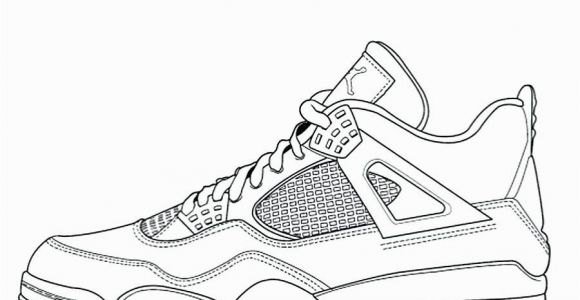 Coloring Pages Shoes Printable Coloring Book Nike Shoe Coloring Sheets to Print Lebron