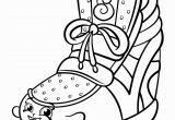 Coloring Pages Shoes Printable Shopkins Coloring Pages