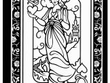 Coloring Pages Stained Glass Free Printable Wel E to Dover Publications Wild Cards Stained Glass