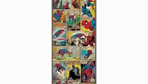 Comic Book Wall Mural 3 In X 17 5 In Marvel Ic Panel Spiderman Classic Peel