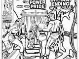 Comic Coloring Pages Ics Fantastic Four 1969 Books Adult Coloring Pages