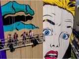 Comic Murals for Walls Buildings Be E Canvases In Las Vegas Explosion Of Murals