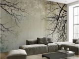 Commercial Wall Murals Living Room Bedroom Wall Papers 3d Vintage Tree Branch Painting
