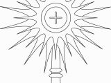 Confirmation Coloring Pages Monstrance Coloring Page Google Search