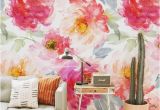 Contemporary Wall Decals Murals Boho Wallpaper Boho Flowers Peony Wallpaper Peonies Wall