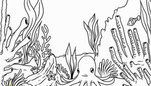 Coral Coloring Pages Coral Coloring Pages Inspirational How to Draw A Coral Reef Step 8