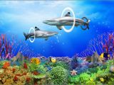 Coral Reef Wall Mural Us $15 03 Off Custom Photo 3d Room Wallpaper Coral Reef Sharks Home Improvement Decoration Painting 3d Wall Murals Wallpaper for Walls 3 D In