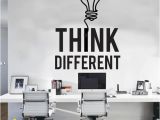 Corporate Office Wall Murals Fice Think Different Fice Walls Fice Decals Fice Wall Decals Fice Art Fice Decor Fice Decals Business Supplies 2408re