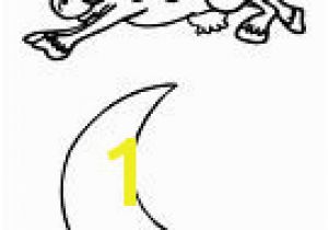 Cow Jumping Over the Moon Coloring Page 138 Best Preschool 6 February Nursery Rhymes Three Bears Three