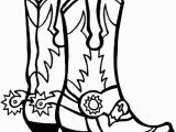Cowboy Boots Coloring Pages to Print Fantastical Cowboy Boots Coloring Pages to Print Hat and Printable