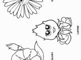Daisy Girl Scout Flower Friends Coloring Pages Morning Glory Lupine and Daisy