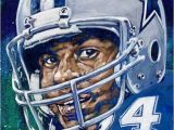 Dallas Cowboys Wall Murals Everson Walls Cowboys by Robert Hurst Sports Art