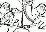 Daniel and the Lions Den Coloring Page Printable Daniel and the Lions Den Picture Coloring Page Netart