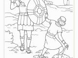 David and Goliath Coloring Page Free 20 Jonathan Und David Malvorlagen