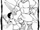 David and Goliath Coloring Page Lds Awana Free Printable David and Goliath Coloring Pages All About