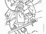 David and Goliath Coloring Pages with Story 20 Jonathan Und David Malvorlagen