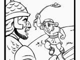 David and Goliath Printable Coloring Pages David and Goliath