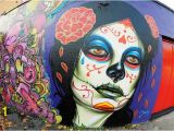 Day Of the Dead Wall Mural El Mac Realistic Street Art Gallery Street Art